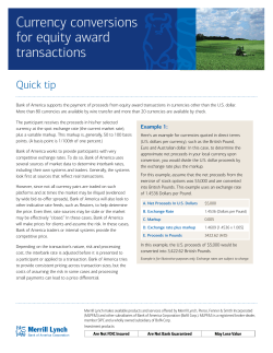 Currency Conversions - Education Center