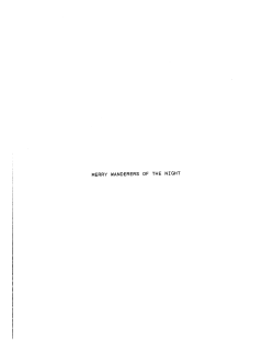 Merry Wanderers of the Night: Fairies and Folklore in