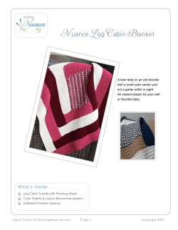 Free Sample Pages - Knitting Nuances