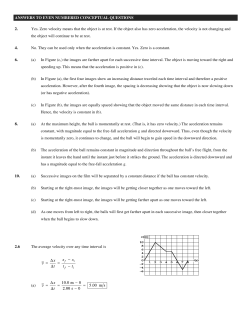 ANSWERS TO EVEN NUMBERED CONCEPTUAL QUESTIONS 2