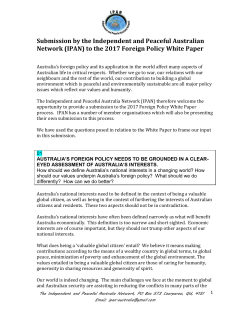 Independent and Peaceful Australia Network