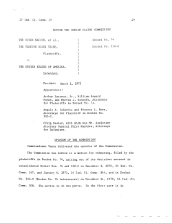 27 Ind. C1. Comm. 49 EEFORE THE INDIAN CLAIMS COMMISSION