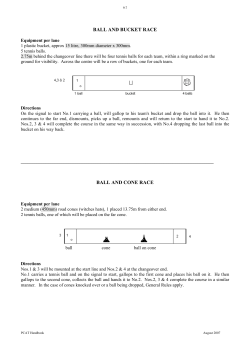 BALL AND BUCKET RACE BALL AND CONE RACE