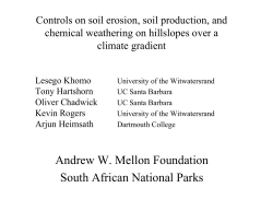 Andrew W. Mellon Foundation South African National