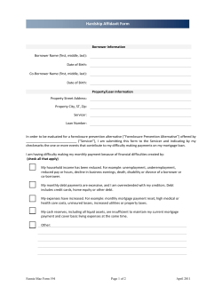 Fannie Mae Hardship Affidavit (Form 194): PDF
