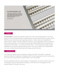 CLEAN ROOM is a product that has been finding its