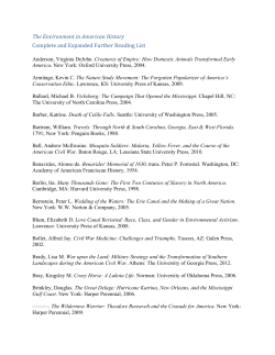 Further Reading List