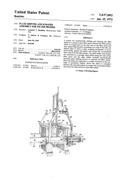 Plate shifter and scraper assembly for filter presses