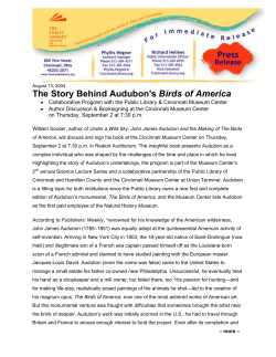 The Story Behind Audubon`s Birds of America