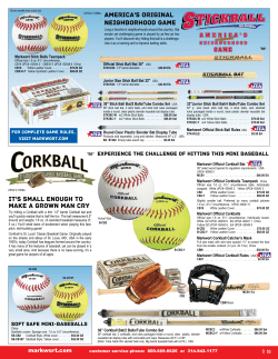 B53 2015 Markwort Baseball Softball Catalog