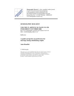 Full Text  - Demographic Research