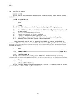 3600`s 442 3601 RIPRAP MATERIAL 3601.1 SCOPE