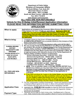 Driver Application Form