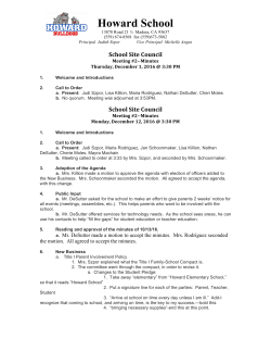 Minutes - Madera Unified School District