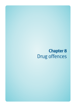Chapter 8&mdash;Drug offences
