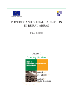 spain poverty and social exclusion in rural areas