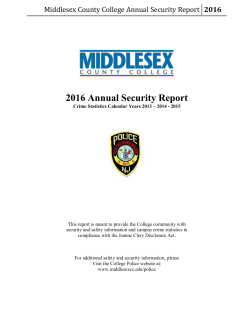 2016 Annual Security Report