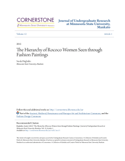 The Hierarchy of Rococo Women Seen through