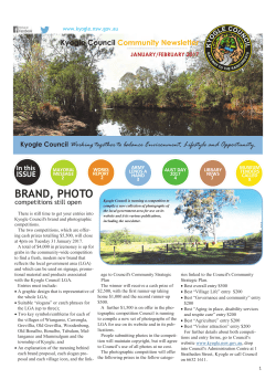January - Kyogle Council