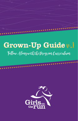 Grown Up Guide - Girls on the Run St. Louis
