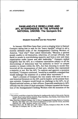 Rank-and-File Rebellions and AFL Interference in the Affairs