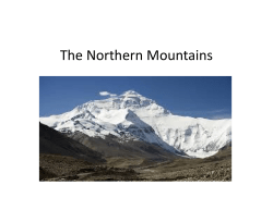 The Northern Mountains - British Council Schools Online
