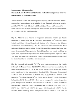 Martian Surface Paleotemperatures from Thermochronology of