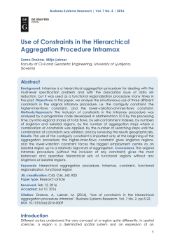 Title of the Paper: Example Paper for Business Systems