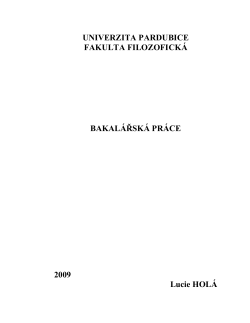 2. short story - Univerzita Pardubice