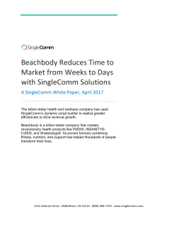 Beachbody Reduces Time to Market from Weeks to Days with