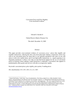 Microfoundations for Convenient Prices