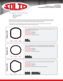 D ana 30 D ana 35 D ana 44