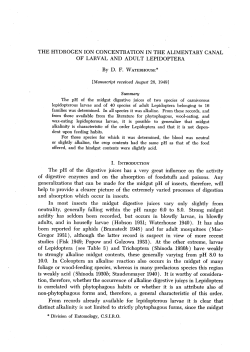THE HYDROGEN ION CONCENTRATION IN THE ALIMENTARY
