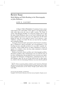 Myth-Making and Myth-Breaking in the Historiography on John