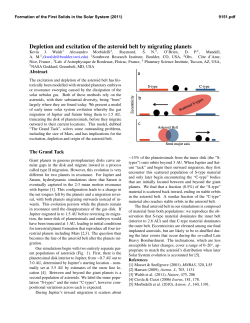 Depletion and excitation of the asteroid belt by migrating planets