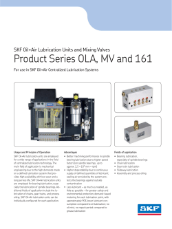 Product Series OLA, MV and 161