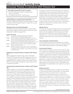 Universal Themes in Literature Mini Posters Set