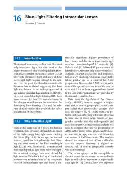 Blue-Light-Filtering Intraocular Lenses