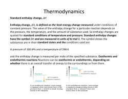 The enthalpy cycle diagram