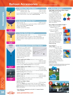 Balloon Accessories
