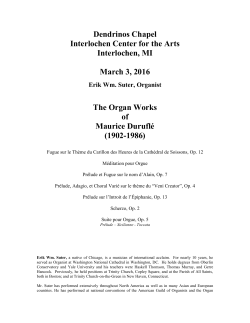 Dendrinos Chapel Interlochen Center for the Arts Interlochen, MI