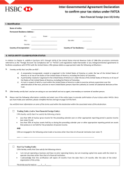 Inter-Governmental Agreement Declaration to