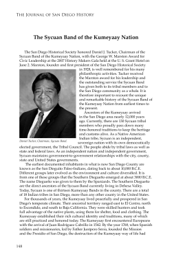 The Sycuan Band of the Kumeyaay Nation