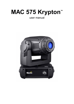 MAC 575 Krypton - Martin Professional