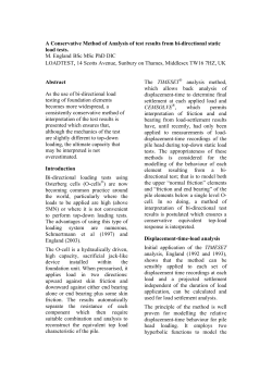 A Conservative Method of Analysis of test results from bi
