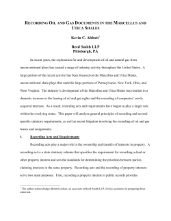 Kevin C. Abbott Reed Smith LLP Pittsburgh, PA