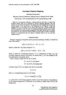 Euclidean Distance Mapping