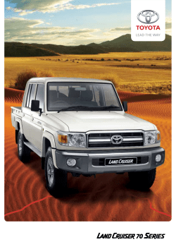 Land Cruiser 76 - Toyota South Africa