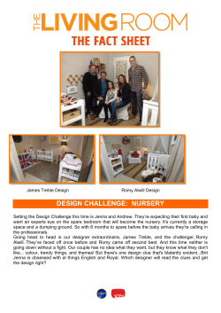DESIGN CHALLENGE: NURSERY