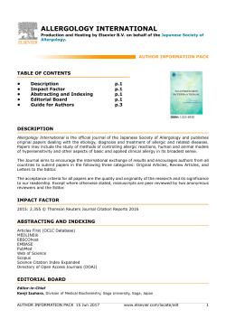 Author Information Pack